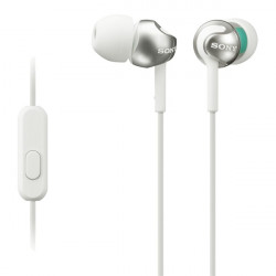 Sony fehér mikrofonos fülhallgató (MDREX110APW.CE7)