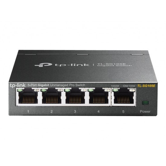TP-Link TL-SG105E 10/100/1000Mbps 5 portos Gigabit Easy Smart Switch TP-Link TL-SG105E 10/100/1000Mbps 5 portos Gigabit Easy Smart Switch