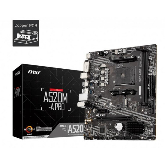 MSI A520M-A Pro alaplap MSI A520M-A Pro alaplap
