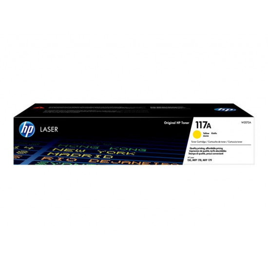 HP 117A Yellow Original Laser Toner Cartridge HP 117A Yellow Original Laser Toner Cartridge