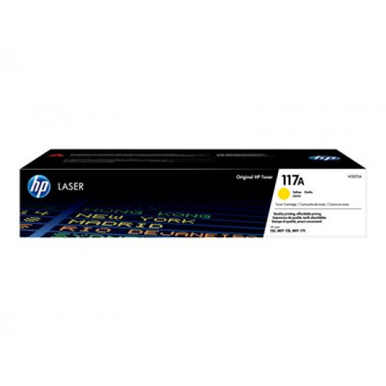 HP 117A Yellow Original Laser Toner Cartridge HP 117A Yellow Original Laser Toner Cartridge