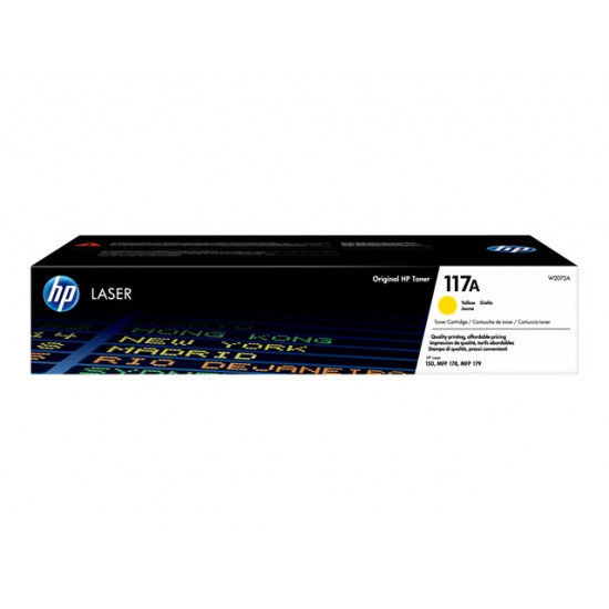 HP 117A Yellow Original Laser Toner Cartridge HP 117A Yellow Original Laser Toner Cartridge