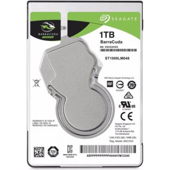 Seagate BarraCuda 1TB 2,5 notebook merevlemez (ST1000LM048) Seagate BarraCuda 1TB 2,5 notebook merevlemez (ST1000LM048)