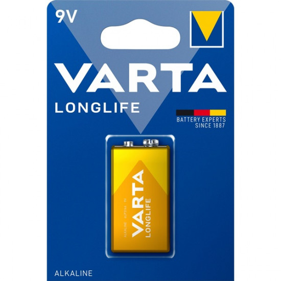 Varta Longlife alkáli elem 9V 6RL61 1db (4122101411) Varta Longlife alkáli elem 9V 6RL61 1db (4122101411)