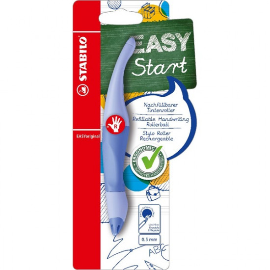 Stabilo EASYoriginal Pastel jobbkezes kék bliszterben+refill rollerirón (B-58455-5) Stabilo EASYoriginal Pastel jobbkezes kék bliszterben+refill rollerirón (B-58455-5)
