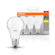 Osram Base matt műanyag búra/8,5W/806lm/2700K/E27/dobozos LED körte izzó 3 db (4052899955493) Osram Base matt műanyag búra/8,5W/806lm/2700K/E27/dobozos LED körte izzó 3 db (4052899955493)