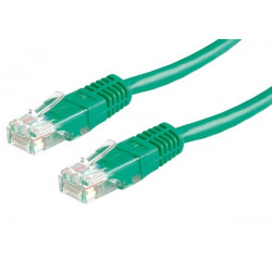 ROLINE UTP Patch kábel, CAT6, 0.5m, zöld (21.15.1523)