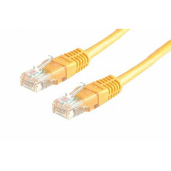 ROLINE UTP Patch kábel, CAT6, 1m, sárga (21.15.1532)