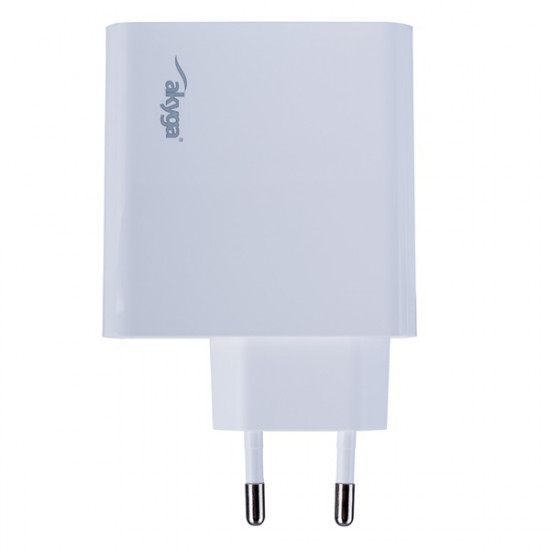 AKYGA Hálózati töltő USB-A + USB-C PD 5-20V 3.25A 65W QC3.0 (AK-CH-15)