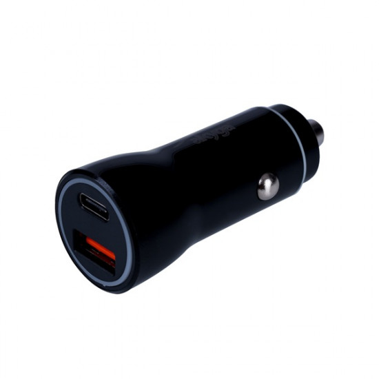 AKYGA Autós töltő USB-A + USB-C PD 5-12V 3A 36W QC3.0 (AK-CH-16) AKYGA Autós töltő USB-A + USB-C PD 5-12V 3A 36W QC3.0 (AK-CH-16)