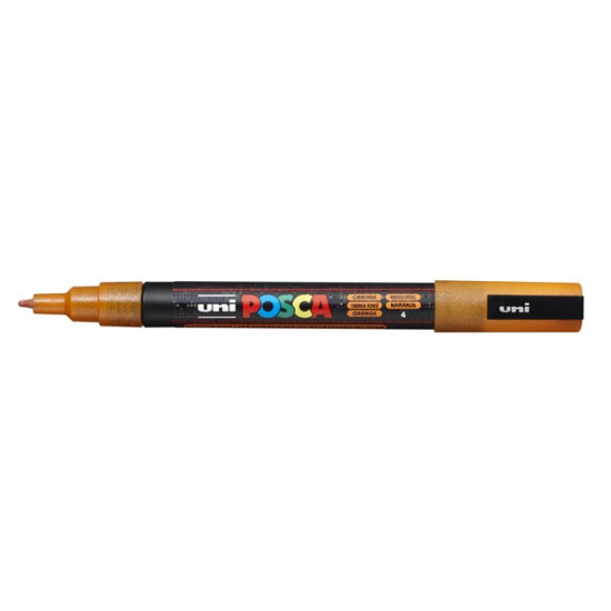 Uni POSCA PC-3ML csillámló narancs marker (2UPC3MLN)