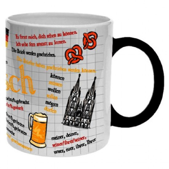 Teásbögre német nyelvtani mintával 32cl (1206BOG216)