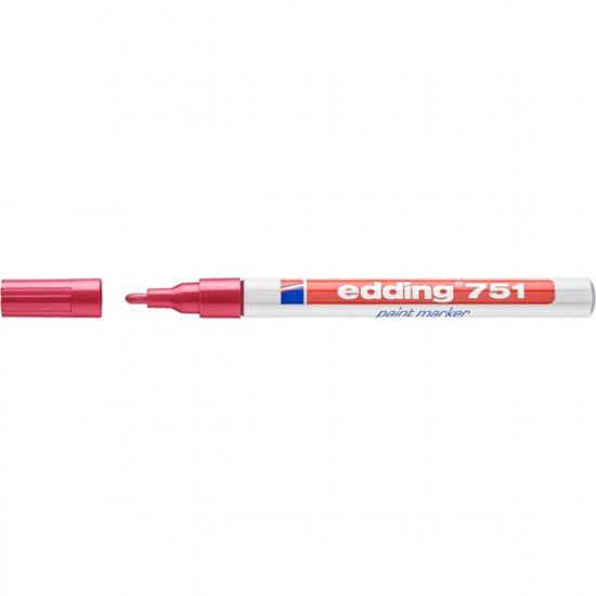 Edding 751 1-2mm piros lakkmarker (7580097002) Edding 751 1-2mm piros lakkmarker (7580097002)