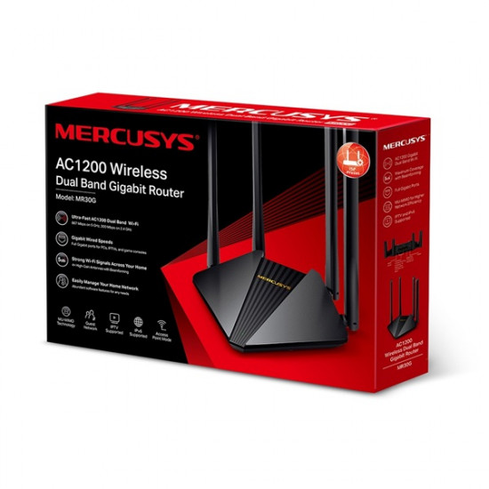 Mercusys MR30G AC1200 WiFi router Mercusys MR30G AC1200 WiFi router