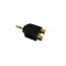 Audio 6,3 Jack - 2x RCA elosztó adapter (05242)