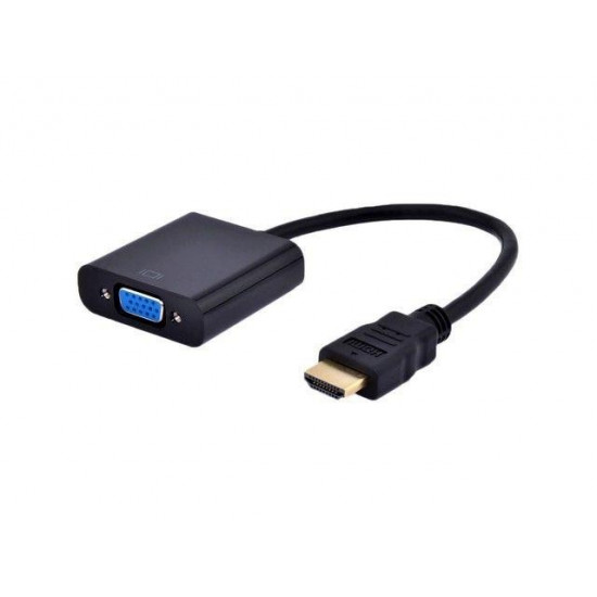 Gembird A-HDMI-VGA-04 fekete HDMI - VGA adapter Gembird A-HDMI-VGA-04 fekete HDMI - VGA adapter