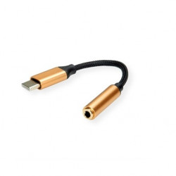 ROLINE Type-C - 3.5mm Jack, M/F, 0.13m Adapter (12.03.3223-10)