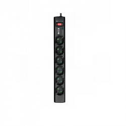 Eaton Protection Strip túlfeszültségvédő elosztó, 6 aljzat, fekete (PS6D)