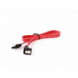 Gembird Cablexpert SATA III adatkábel fém zárral, 50cm, hajlított (CC-SATAM-DATA90)