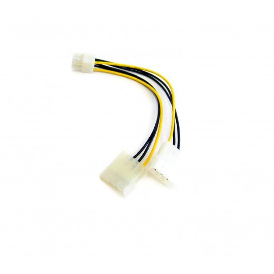 KOLINK Molex BTX 6 pin Átalakító kábel, 20cm (KKTP0406) KOLINK Molex BTX 6 pin Átalakító kábel, 20cm (KKTP0406)
