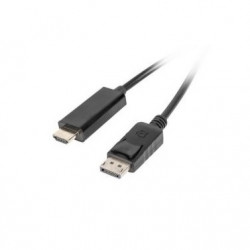 BLACKBIRD Displayport 1.1 apa - HDMI-A apa passzív kábel, 2m, Fekete (BH138)