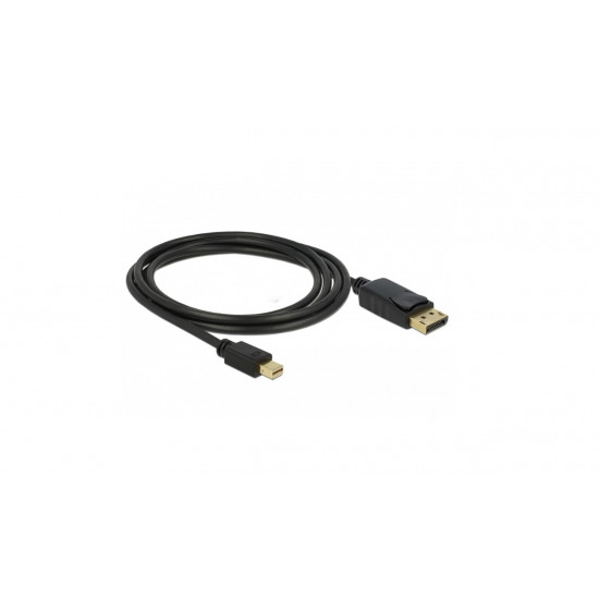 DELOCK mini Displayport 1.2 apa - Displayport apa kábel, 4K, 60Hz, 2m (42438) DELOCK mini Displayport 1.2 apa - Displayport apa kábel, 4K, 60Hz, 2m (42438)