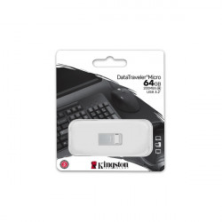 KINGSTON Pendrive 64GB, DT Micro 200MB/s fém USB 3.2 Gen 1
