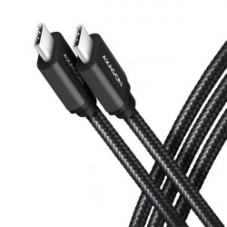 Axagon USB Type-C 3.2 - USB Type-C kábel, 1m, fekete (BUCM3-CM10AB)