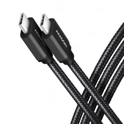 Axagon USB Type-C 3.2 -  USB Type-C kábel, 2m, fekete (BUCM3-CM20AB)