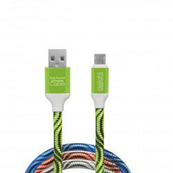 Delight USB Type-A - micro USB összekötő színes kábel, 1m (55439)