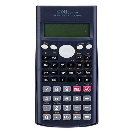 Deli Core DL-1710 240 funkciós fekete tudományos számológép (DEL01710)