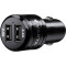 Varta 4,8A univerzális 2xUSB fekete autós töltő Micro USB kábellel (57931101401)