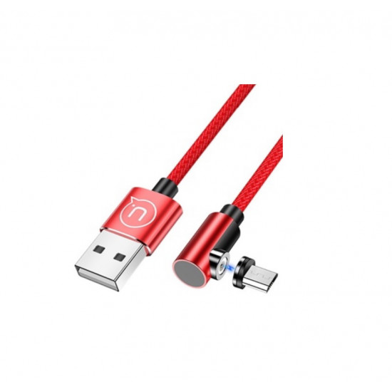 USAMS USB Type-A - micro USB Type-B mágneses összekötő kábel, 1m, piros (SJ446USB02) USAMS USB Type-A - micro USB Type-B mágneses összekötő kábel, 1m, piros (SJ446USB02)