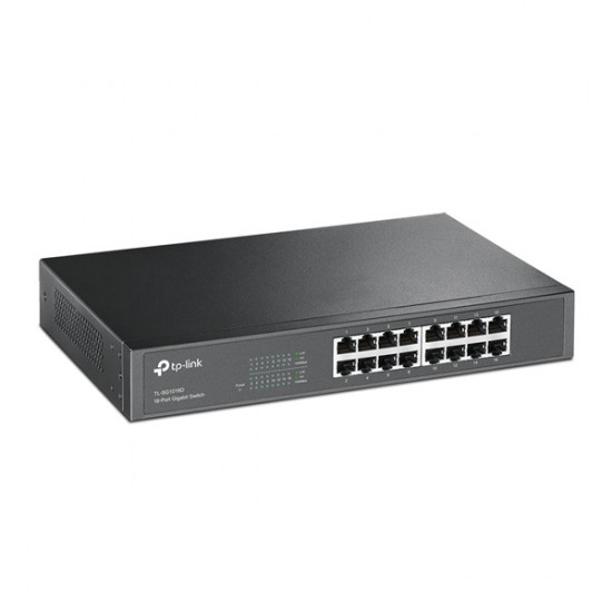 TP-Link TL-SG1016D 10/100/1000Mbps 16 portos switch 1U Rackmount TP-Link TL-SG1016D 10/100/1000Mbps 16 portos switch 1U Rackmount