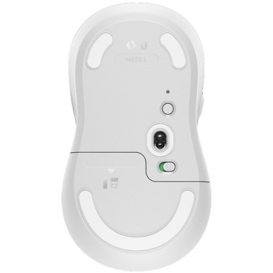Logitech Signature M650 közepes vezeték nélküli egér piszkosfehér (910-006255)