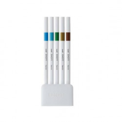 Uni Emott No.4 Island Colors 5db-os vegyes színű tűfilc készlet (2UEMOTTNO4)