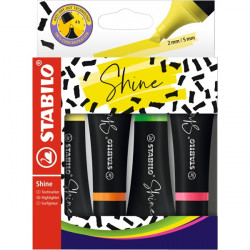 STABILO Shine 4db-os szövegkiemelő készlet