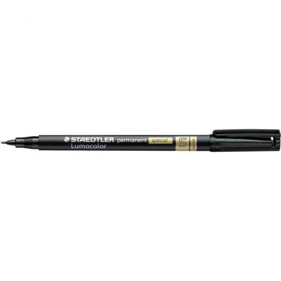 Staedtler Lumocolor permanent S fekete speciális marker Staedtler Lumocolor permanent S fekete speciális marker