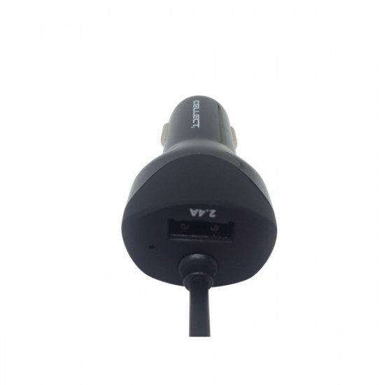 Cellect autós töltő micro USB kábellel + 1 x USB aljazat (MPCB-MIC-ADAPT-2.4A)