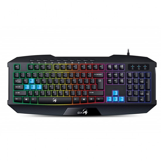 GENIUS Vezetékes Billentyűzet USB HUN Fekete (GX-SCORPION K215 GAMING) GENIUS Vezetékes Billentyűzet USB HUN Fekete (GX-SCORPION K215 GAMING)