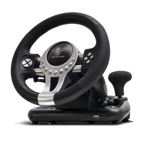 Spirit of Gamer Race Wheel Pro 2 kormány fekete-ezüst (SOG-RWP2) Spirit of Gamer Race Wheel Pro 2 kormány fekete-ezüst (SOG-RWP2)