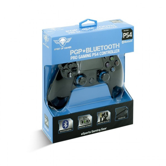Spirit of Gamer vezeték nélküli kontroller fekete-kék (SOG-BTGP41) Spirit of Gamer vezeték nélküli kontroller fekete-kék (SOG-BTGP41)