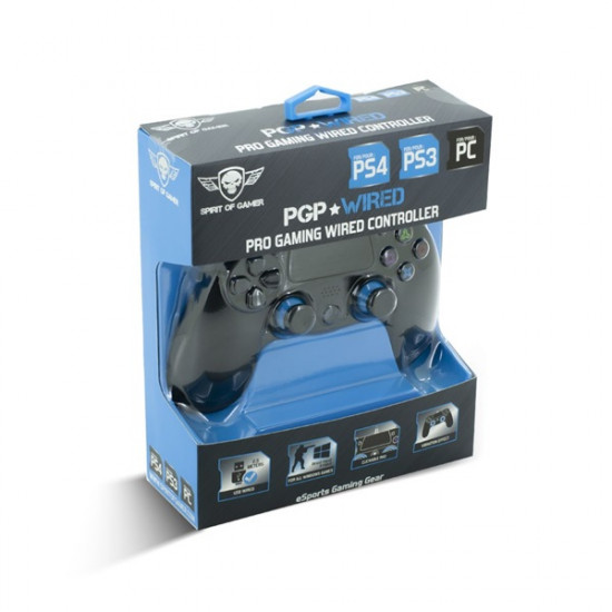 Spirit of Gamer XGP Wired PS4 kontroller fekete (SOG-WXGP4) Spirit of Gamer XGP Wired PS4 kontroller fekete (SOG-WXGP4)