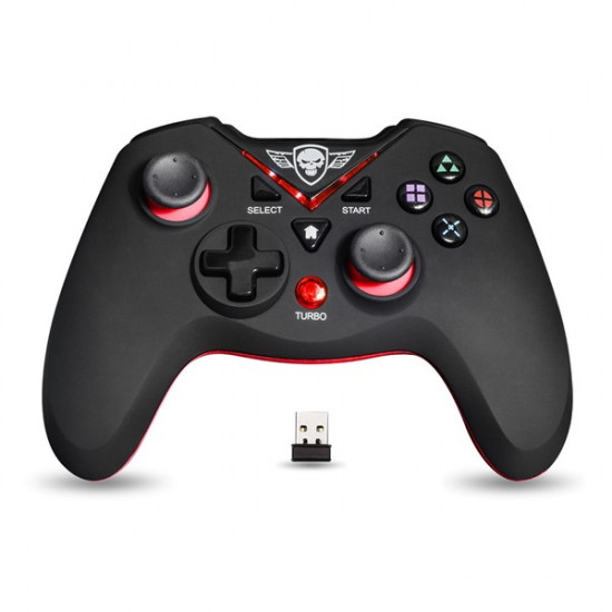 Spirit of Gamer XGP vezeték nélküli kontroller fekete-piros (SOG-RFXGP) Spirit of Gamer XGP vezeték nélküli kontroller fekete-piros (SOG-RFXGP)