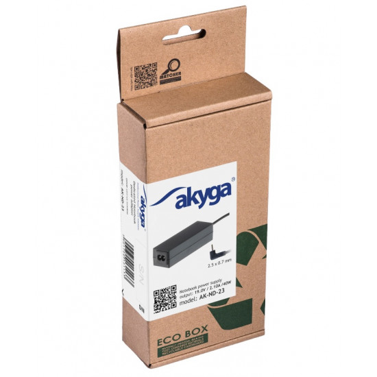 Akyga Notebook Adapter 40W Asus (AK-ND-23) Akyga Notebook Adapter 40W Asus (AK-ND-23)