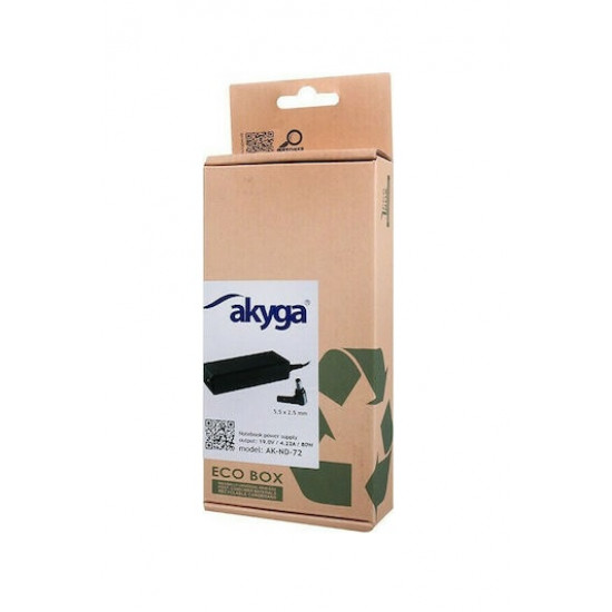 Akyga Notebook Tápegység Univerzális 19V/4.22A 5.5x2.5mm 80W (AK-ND-72) Akyga Notebook Tápegység Univerzális 19V/4.22A 5.5x2.5mm 80W (AK-ND-72)