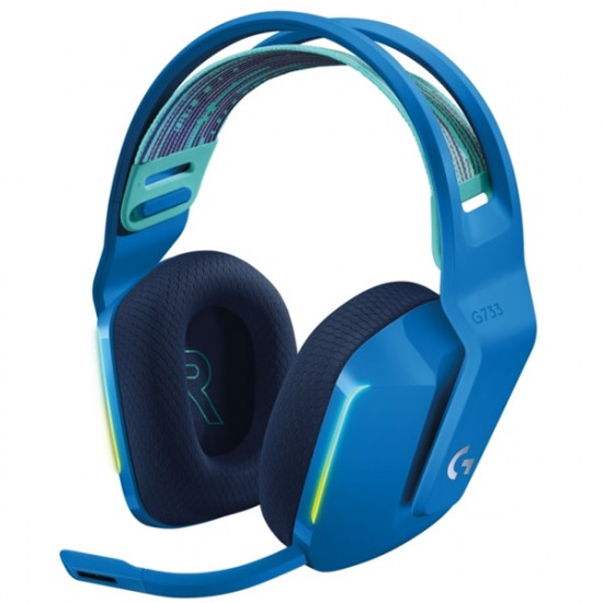Logitech G733 vezeték nélküli gamer headset - kék (981-000943)