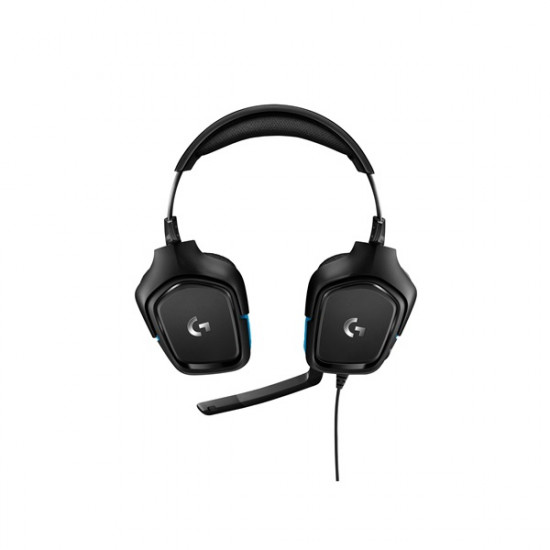 Logitech G432 7.1 Gaming headset fekete-kék (981-000770)