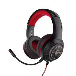 OTL Technologies Pokémon Poké Ball Pro G4 over-ear vezetékes mikrofonos gamer fejhallgató - Fekete/Piros (PK0904)