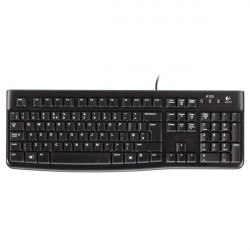 Logitech K120 USB billentyűzet fekete  (920-002491)